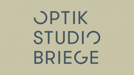 Logo des Optik Studio Briege mit moderner, reduzierter Typografie – Markenentwicklung Optik Studio Briege.